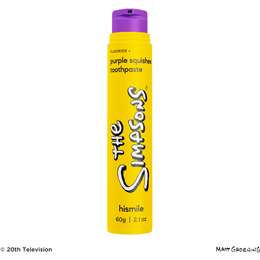 Hismile The Simpsons Toothpaste Purple Squishee 60g