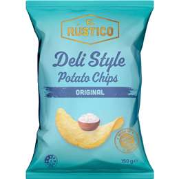 EL RUSTICO Deli Style Potato Chips Original 150g
