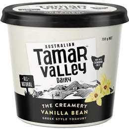 Tamar Valley Greek Style Yoghurt Vanilla Bean