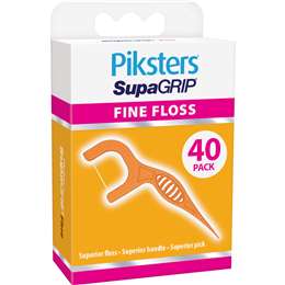 Piksters SupaGRIP Fine Floss Picks 40 pack