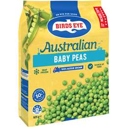 Birds Eye Australian Grown Baby Peas 825g