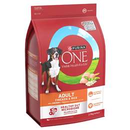 Purina One Adult Chicken & Rice Dry Dog Food 2.5kg
