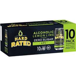 Hard Rated Zero Lemon Lime Cans