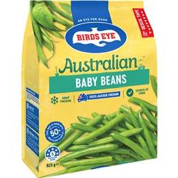 Birds Eye Australian Grown Baby Green Beans 825g