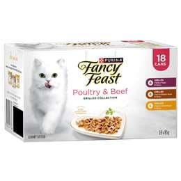Fancy Feast Poultry & Beef Wet Cat Food Grilled Collection
