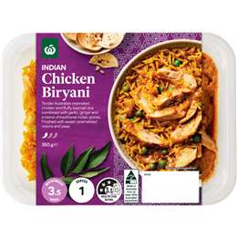 Woolworths Indian Chicken Biryani Chilled Meal