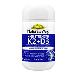 Nature's Way Vitamin K2 + D3 30 Tablets each