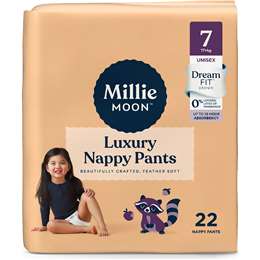 Millie Moon Luxury Nappy Training Pants Size 7 17+kg 22 pack