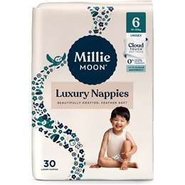 Millie Moon Luxury Nappies Size 6 Junior 15-20kg 30 pack