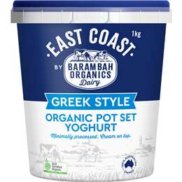Barambah Organics Greek Style Pot Set Yoghurt