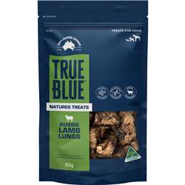 True Blue Aussie Lamb Lungs Dog Treats 50g