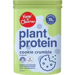 Keep It Cleaner Plant Protein Cookie Crumble Flavour 345g