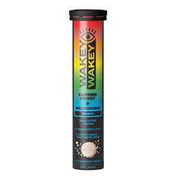 Wakey Wakey Caffeine Energy + Multivitamin Orange Effervescent Tablets 17 pack