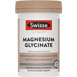 Swisse Ultiboost Magnesium Glycinate Tablets 60 pack