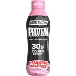 Muscle Nation Ready To Drink Protein Strawberry 400mL