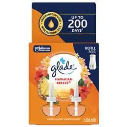 Glade Electric Plugins Refill Hawaiian Breeze 2 pack