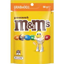 M&M's Peanut Milk Chocolate GrabnGo Snack Bag