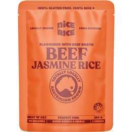 Nice Rice Microwave Beef Jasmine Rice 250g
