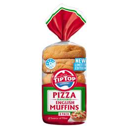 Tip Top English Muffins Pizza Flavoured 6 pack