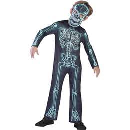 Halloween Skeleton Kids Costume Size 11 To 13 Years each