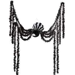 Halloween Large Spider Hanging Decoration each