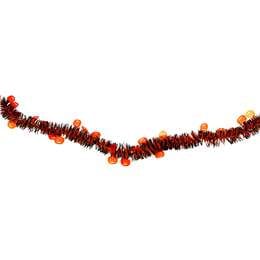 Halloween Pumpkin Tinsel Decoration 4m each