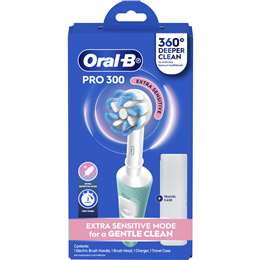 Oral-B Pro 300 Electric Toothbrush Extra Sensitive Set each