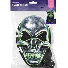 Mirabella Glow In The Dark Skull Costume Mask each