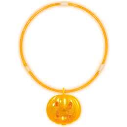 Halloween Glow Necklace Pumpkin each