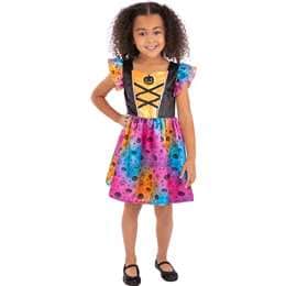 Halloween Pumpkin Witch Kids Costume Size 3 To 5 Years each