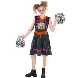 Halloween Cheerleader Kids Costume Size 11 To 13 Years each