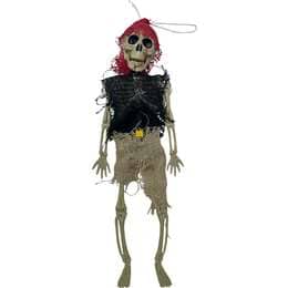 Halloween Pirate Skeleton Hanging Decoration each