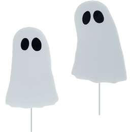 Halloween Ghost Garden Stake Sign 2 pack