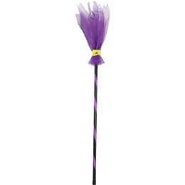 Halloween Purple Broom 90cm each