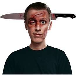 Halloween Faux Knife Headband Costume Accessory each