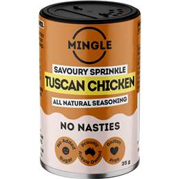 Mingle Savoury Sprinkle Seasoning Tuscan Chicken 35g
