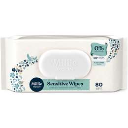 Millie Moon Sensitive Baby Wipes 80 pack
