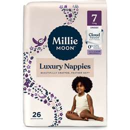 Millie Moon Luxury Nappies Size 7 (17+kg) 26 pack