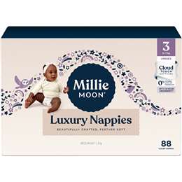 Millie Moon Luxury Nappies Size 3 (6-11kg) 88 pack