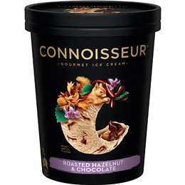 Connoisseur Gourmet Ice Cream Roasted Hazelnut & Chocolate 1L