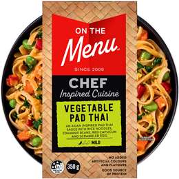 On The Menu Chef Inspired Vegetable Pad Thai Bowl 350g