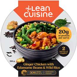 Lean Cuisine Ginger Chicken With Edamame Beans & Rice Bowl 350g