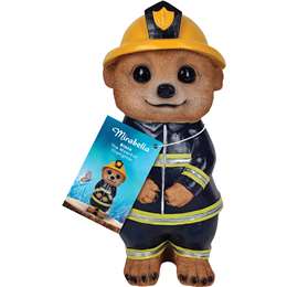 Mirabella 22cm Meerkat Firefighter each