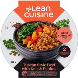 Lean Cuisine Tuscan Style Beef Bowl With Kale & Pepitas 350g