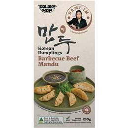 Golden Wok Dami Im Korean Dumplings BBQ Beef Mandu 230g