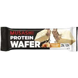 Musashi Protein Wafer Bar White Choc Caramel 40g
