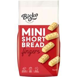 Bisko Bakehouse Mini Short Bread Fingers 160g