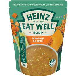 Heinz Eat Well Soup Pouch Pumpkin & Lentil 380g
