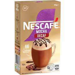 Nescafe Mocha Decaf Sachets 10 pack