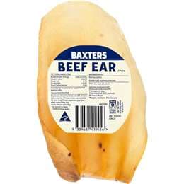 Baxter's Beef Ear Dog Treat